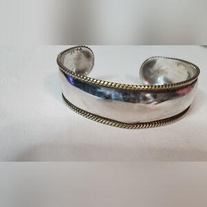 925 Sterling Silver Bangle Bracelet 12g